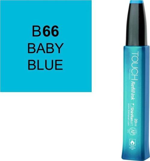 Touch Twin Marker Refill Alcohol Ink Alkol Bazlı Mürekkep 20 ml. B66 BABY BLUE