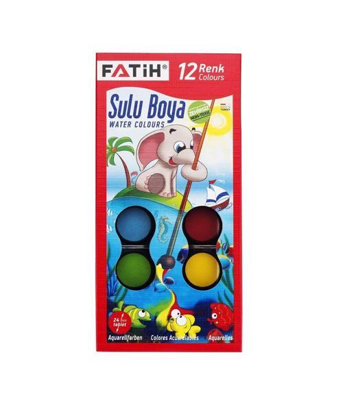 Sulu Boya 12 Renk