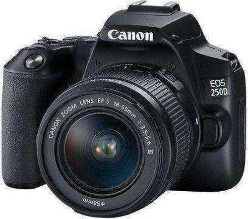 EOS 250D + 18-55mm Lens Siyah DSLR Fotoğraf Makinesi