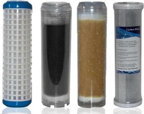 Daire Bina Sayaç Girişi 10" Inc 4 Aşama ( Yıkanabilir , Gac , Reçine , Blok ) Yedek Filtre Seti