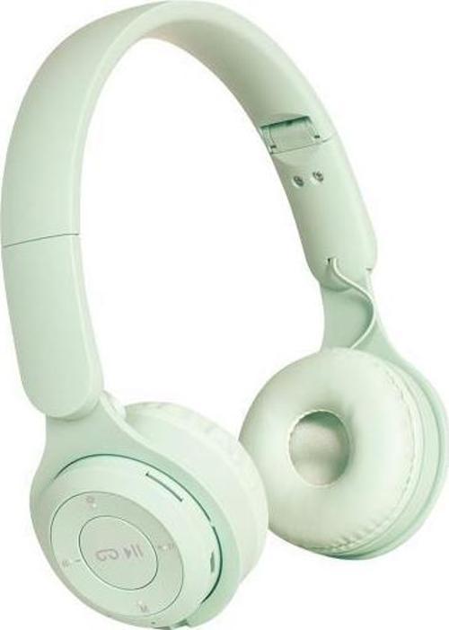 120 Saat Bekleme Süreli V5.0 Kulak Üstü Bluetooth Kulaklık Yeşil BLT-150