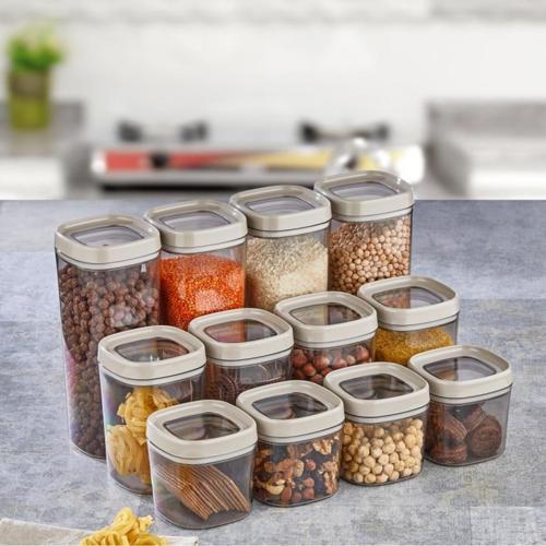 Bonny Erzak Saklama Kabı 12Li Set 1,8 Lt 1 Lt 600 ml Bej