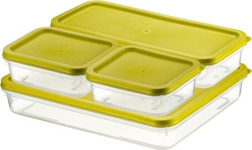 Alfa Saklama Kabı 4Lü Set No: 1 Yeşil