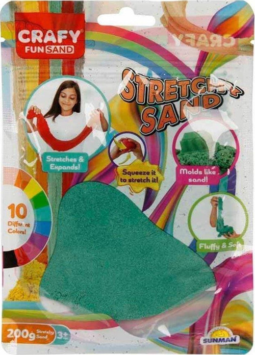 3608 Crafy Streç Oyun Kumu Yeşil 200 g