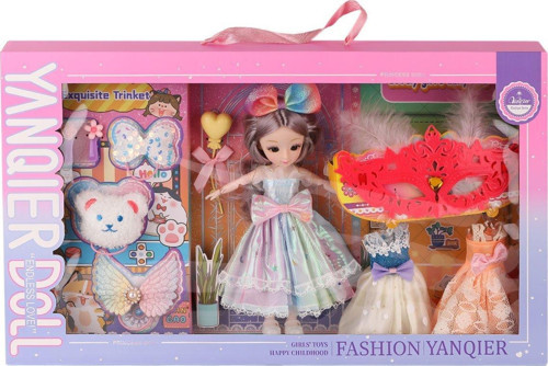 3688-033A Fashion Aksesuarlı Eklemli Bebek -Karsan Oyuncak