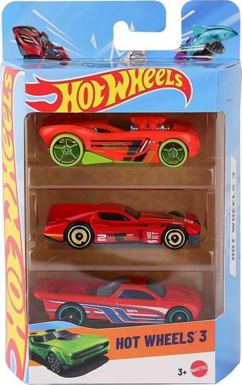 K5904 Hot Wheels 3'lü Araba Seti