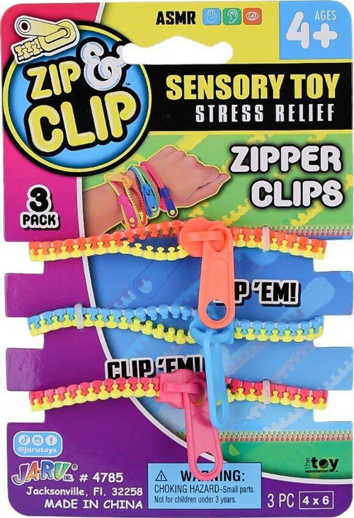 4785 Zıp Clip Zipper Clips 3lü -Sunman