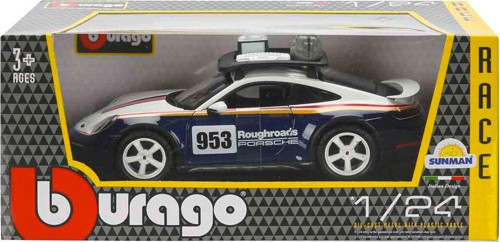 28029 Burago 1:24 Porsche 911 Dakar Model Araba -Sunman