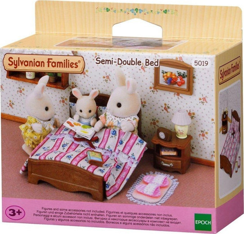 5019 Sylvanian Families İki Kişilik Yatak Seti figürler ayrı satılır +3 yaş