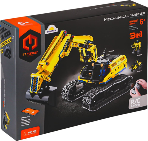 8037 IMM Kumandalı Master Blokları Kepçe 3ın1 430 Parça