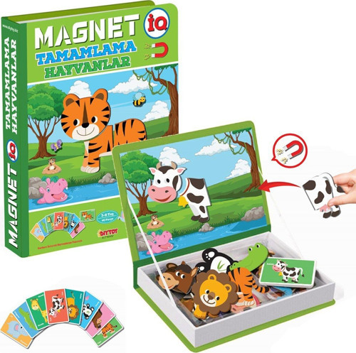 1512 DıyToy, Magnet Tamamlama - Hayvanlar/ +3 yaş