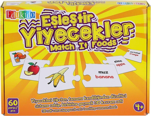 EDU-1002 Eşleştir Yiyecekler -Chiva