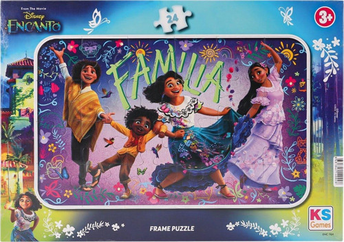 ENC 704 Encanto Familia Frame Puzzle 24 Parça -KS Puzzle