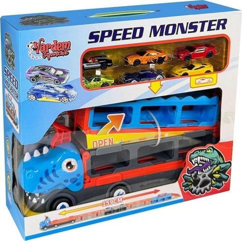 GD001 Parkurlu Araba Fırlatan Dinazor -Vardem Oyuncak