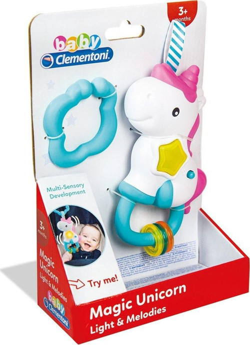 17333 Baby Clementoni - İnteraktif Unicorn Oyuncak +6 ay