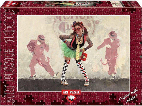 4355 Art Puzzle Şeytan Mı? Melek Mi? 1000 Parça Puzzle