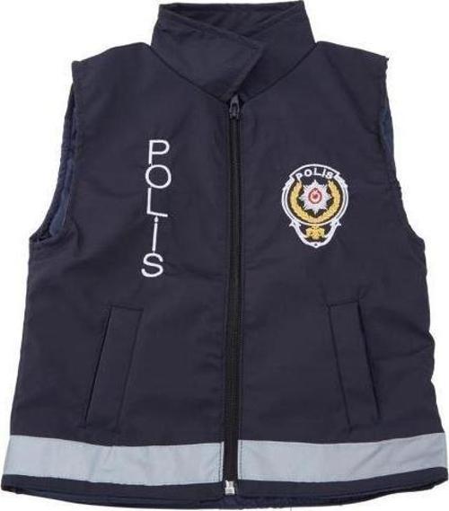 Çocuk Polis Yeleği Polis Kıyafeti Polis Yelek Kostüm Polis Kostümü