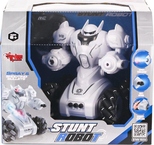 SYR-666-861 Kumandalı Şarjlı Işıklı Roket ve Buhar Atan Robot Araba -Vardem Oyuncak