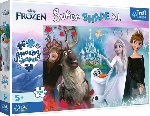 PUZZLE-50017 Frozen 104 Parça XL Çocuk Puzzle