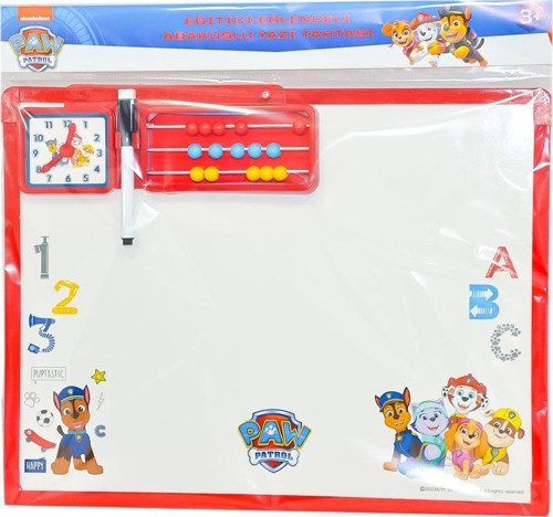 PW7914 Paw Patrol Abaküslü Yazı Tahtası - Laço Kids - Utku Oyuncak