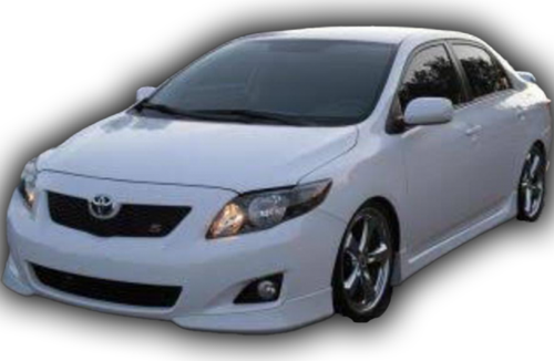 Toyota Corolla 2003 - 2007 Sedan Marşpiyel Boyalı