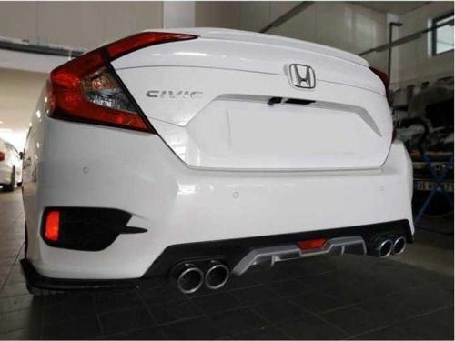Honda Civic Fc5 2016-2020 Difüzör Silver