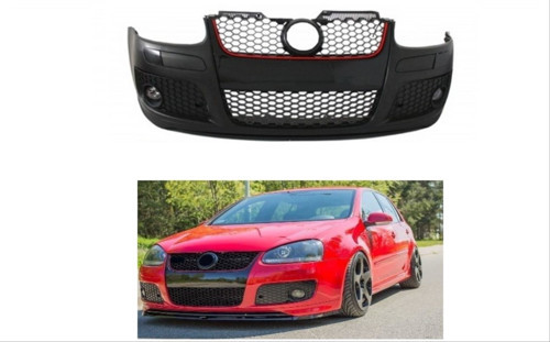 Volkswagen Golf 5 MK5 2003 - 2009 Arası Uyumlu Ön Tampon + Panjur GTI / Sis Dahil Değildir