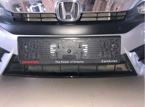 Honda Civic Fc5 2016-2020 Ön Tampon Alt Çıta Black 2 Parça