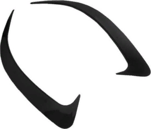 Mercedes W205 2015-2020 Coupe Uyumlu Arka Tampon Bıçakları (Piano Black)