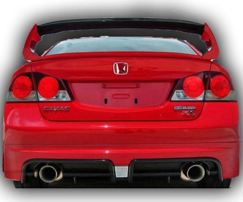 Honda Civic 2007-2011 Çift Çıkış RR Arka Karlık Boyalı