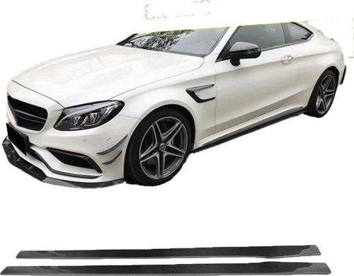 Mercedes W205 C Serisi Sedan Amg C63 2014 - 2021 Uyumlu Marşpiyel Altı Lip Plastik Boyasız