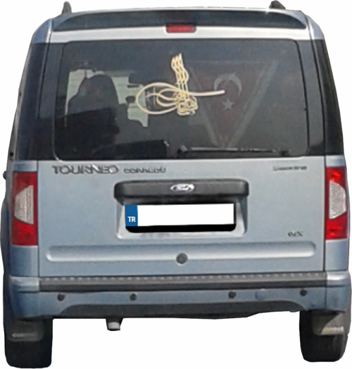 Ford Connect Eski Orta Kasa Anatomik Spoiler Model 2Boyasız