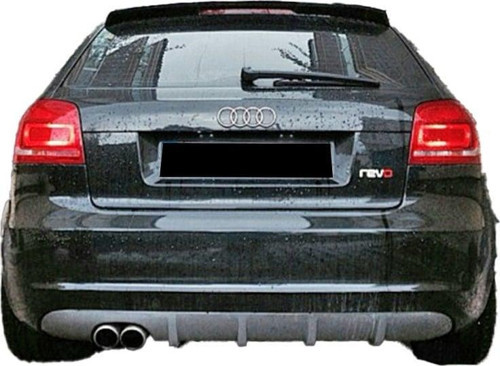 Audi A3 2009 - 2012 Arka Difüzör Boyasız