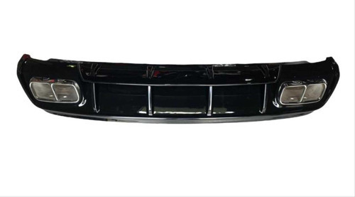 Mercedes W176 16-18 A45 Uyumlu AMG Difüzör Silver Egzoz