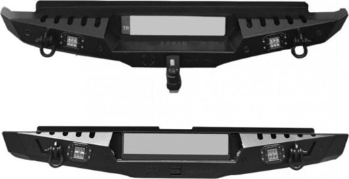 Nissan Navara 2016 Sonrası Arka Demir Koruma - Rear Bumper Black