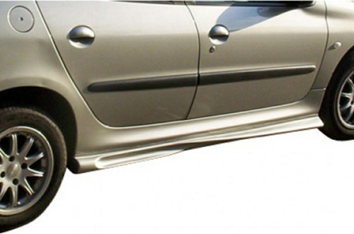 Peugeot 206 İnce Marşpiyel Boyalı