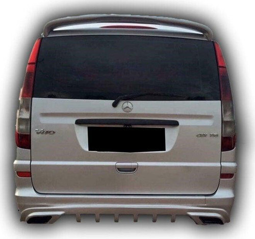 Mercedes Vito Orta Kasa 2010 - 2014 Uyumlu Arka Tampon Giydirme Boyasız