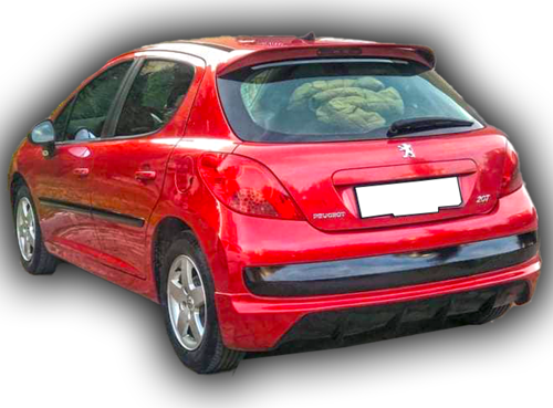 Peugeot 207 Arka Difüzör Boyalı