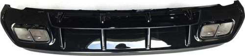 Mercedes W176 16-18 A45 Uyumlu AMG Difüzör Siyah Egzoz