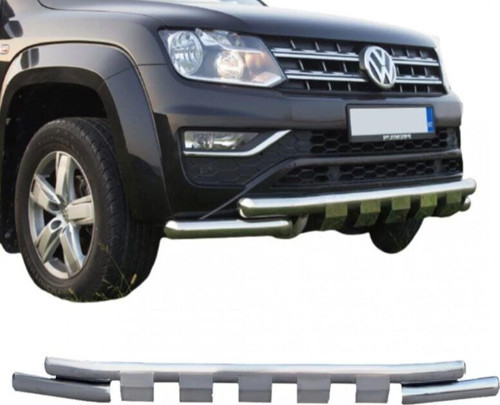 Nissan Navara 2010+ sonrası Krom Shark Ön Koruma AQM4WD
