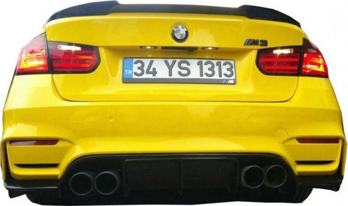 Bmw F30 - F31 3 Serisi 2012 - 2018 M Vorsteiner Difüzör (Taiwan Tampon Uyumlu) Plastik Boyasız