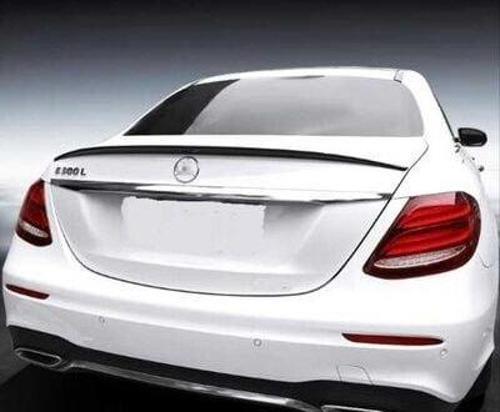 Mercedes W213 2016-2019 E Serisi Uyumlu Taiwan Stil İnce Spoiler Parlak Siyah