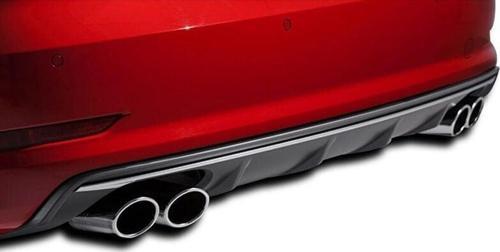 Audi A3 Sedan 17 - 19 S3 Difüzör (Sol Çıkış) Plastik Boyasız
