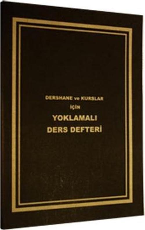 Ders Defteri Yoklamalı Plastik Kapak 9-10-11-12 Sınıf 421