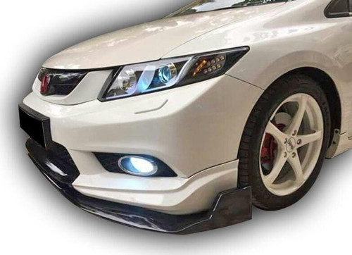 Honda Civic Fb7 2010 - 12 Mugen Ön Lip 3 Parça Plastik Boyasız