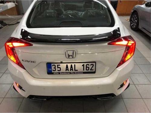 Honda Civic Fc5 2016-2020 Oval Spoiler (Boyasız)