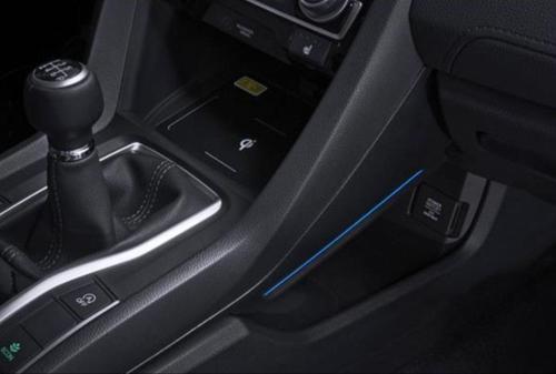 Honda Civic Fc5 (2016-2020) Arası Uyumlu Vites Konsol  Aydınlatma / Mavi