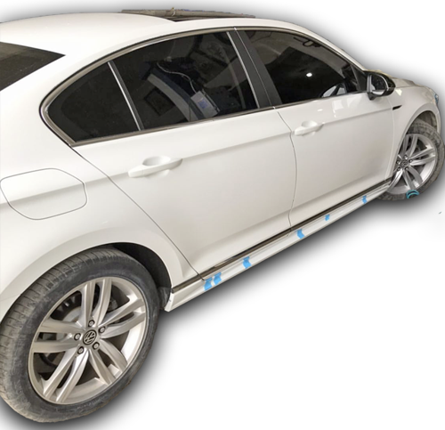 Volkswagen Passat B8 2015 - 2019 R Line Marşpiyel Plastik Boyasız