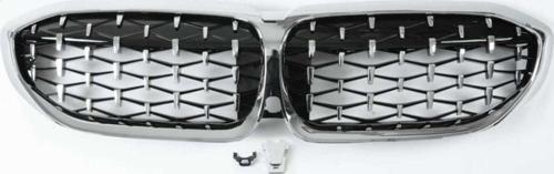 Bmw G20 2019+ Diamond Böbrek Panjur Krom Çerçeve