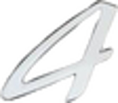 Porsche Panamera Uyumlu 4 Krom Bagaj Logosu (AL-238)